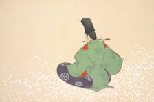 Boshun, from Momoyo-gusa (The World of Things) Vol I, pub.1910 (colour block woodcut)