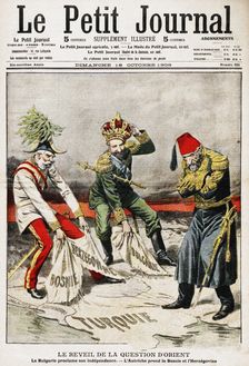 Bosnian Crisis. Cover of the French periodical Le Petit Journal, 18th October 1908, 1908. Artist: Anonymous