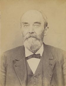 Bossant. Edmond, Léon. 52 ans, né à Valenciennes (Nord). Sans profession. Anarchiste. 27/4..., 1894. Creator: Alphonse Bertillon