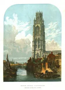 Boston Church, Lincolnshire 1856. Creator: Unknown