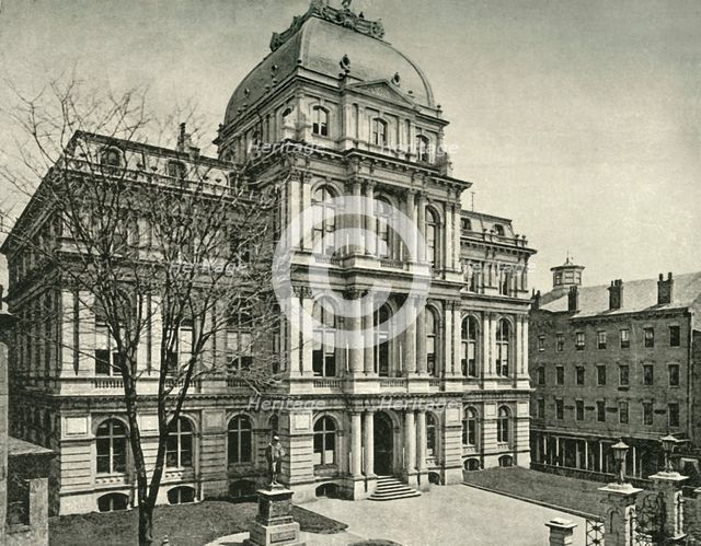 'Boston: City Hall', 1891. Creator: Unknown.