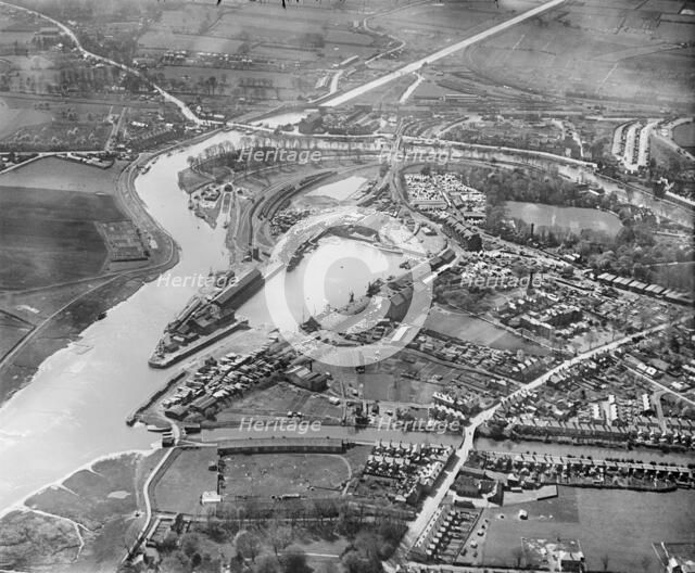 Boston Dock and environs, Boston, Lincolnshire, 1930. Artist: Aerofilms.