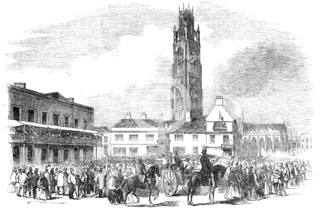 Boston Election - Declaration of the Poll, 1856.  Creator: Unknown.