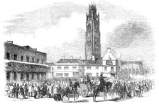 Boston Election - Declaration of the Poll, 1856. Creator: Unknown