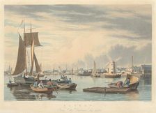 Boston: From City Point near Sea Street. Creator: William James Bennett