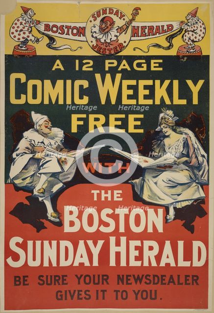 Boston herald Sunday jester, c1893 - 1897. Creator: Unknown.