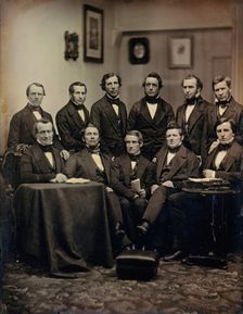 Boston Lawyers or Clergymen (?), ca. 1850. Creators: Josiah Johnson Hawes, Albert Sands Southworth
