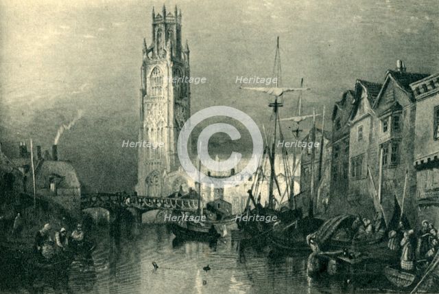 'Boston, Lincolnshire', 1838, (1943).  Creator: Unknown.