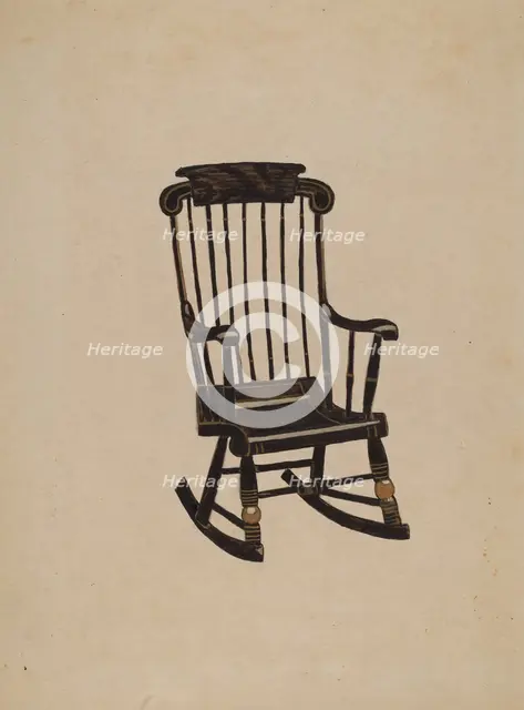 Boston Rocker, 1940. Creator: Genevieve Sherlock.