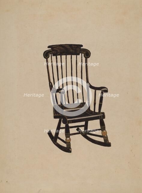 Boston Rocker, 1940. Creator: Genevieve Sherlock.