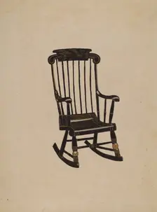 Boston Rocker, 1940. Creator: Genevieve Sherlock