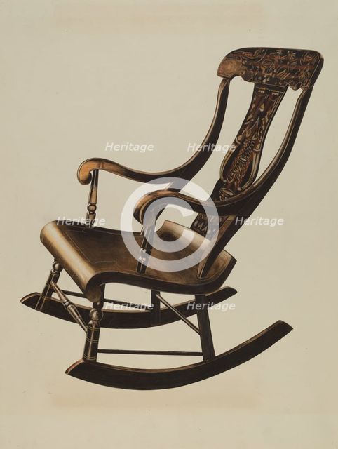 Boston Rocker, c. 1938. Creator: Einar Heiberg.