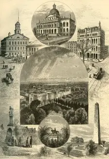 Boston Scenes 1874. Creator: John Douglas Woodward