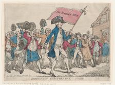 Bostonian Electors of L-Shire, 1790., 1790. Creator: Thomas Rowlandson