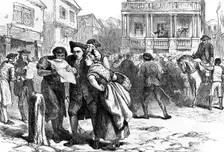 Bostonians reading the Stamp Act, 1765 (c1880)