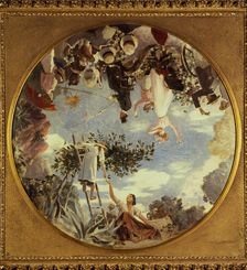 Bataille de fleurs à Nice, c1900. Creator: Henri Gervex