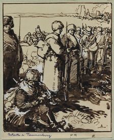 Bataille de Tannenberg, 1914. Creator: Auguste Louis Lepère (French, 1849-1918)