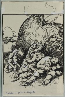 Bataille du Col de la Chiprotte, 1914. Creator: Auguste Louis Lepère (French, 1849-1918)