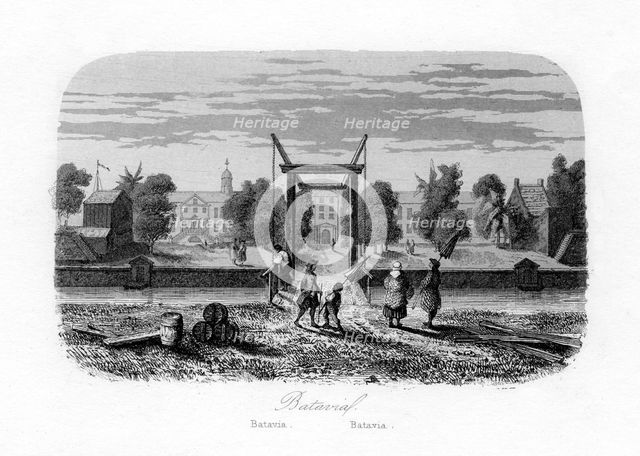 Batavia (Jakarta), Indonesia, c1840.Artist: N Remond