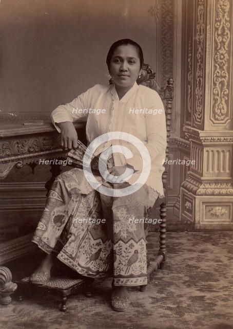 Batavian Woman, 1860s-70s. Creator: Unknown.