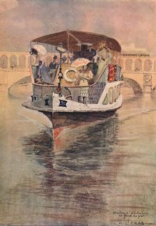 Bateau-Parisien at the Point du Jour 1915. Artist: Charles Jouas