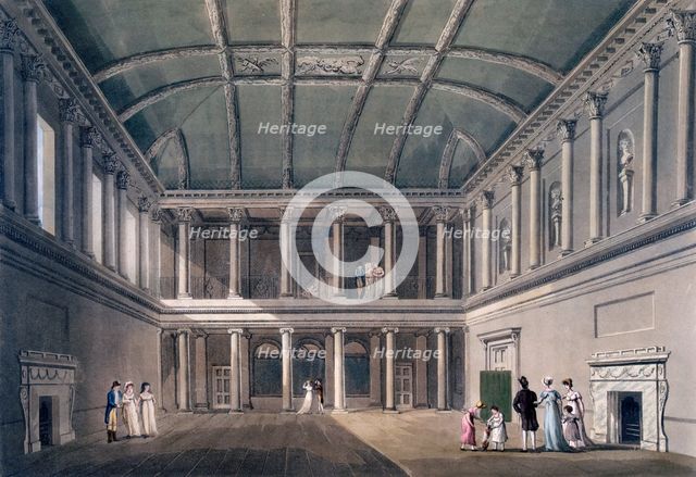 Bath, the Concert Room, pub. 1805. Creator: John Claude Nattes (1765-1822).