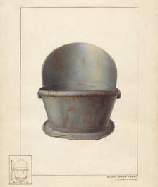 Bath Tub, c. 1938. Creator: Vincent P. Rosel