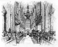 Bath Abbey, Bath, Somerset, 1902-1903.Artist: Edward J Burrows