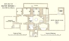 Bath built by Sultan Bayezid I, circa 1390 A.D. at Mudurlu c1915. Creator: Stanford's Geographical Establishment
