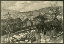 Bath, from Beechen Cliff 1898. Creator: Unknown