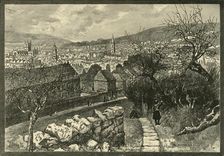 Bath, from Beechen Cliff 1898. Creator: Unknown
