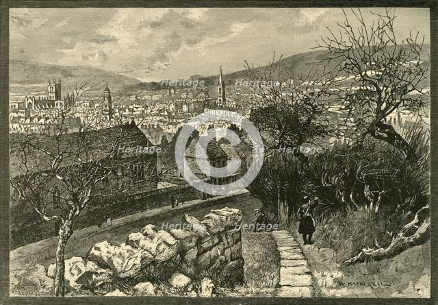 'Bath, from Beechen Cliff', 1898. Creator: Unknown.