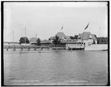 Bath house, Belle Isle Park, Detroit, between 1890 and 1901. Creator: Unknown