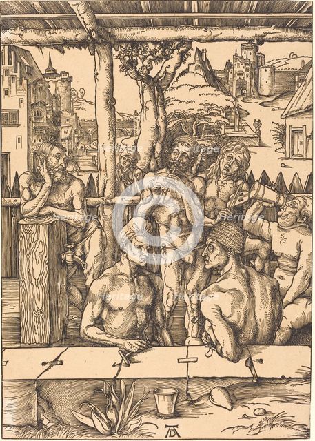 Bath House, c. 1496/1497. Creator: Albrecht Durer.