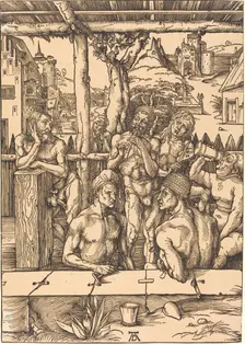 Bath House, c. 1496/1497. Creator: Albrecht Durer