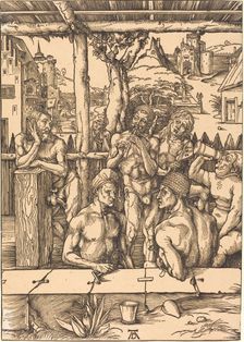 Bath House, c. 1496/1497. Creator: Albrecht Durer