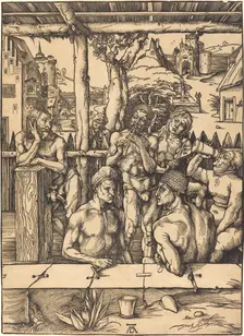 Bath House, c. 1496/1497. Creator: Albrecht Durer