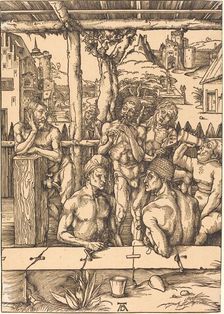 Bath House, c. 1496/1497. Creator: Albrecht Durer