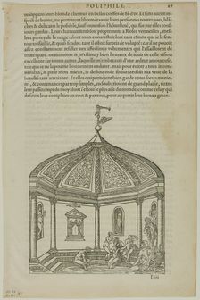 Bath House from Hyperotomachie ou discours du son gede Poli..., 1554, assembled into portfolio 1937. Creator: Jean Goujon