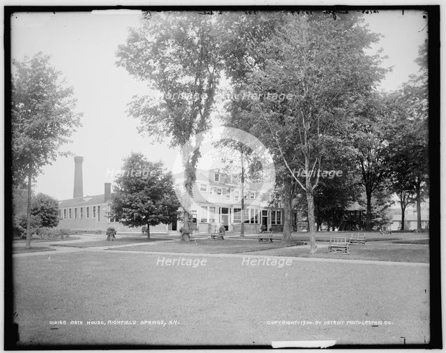 Bath house, Richfield Springs, N.Y., c1900. Creator: Unknown.