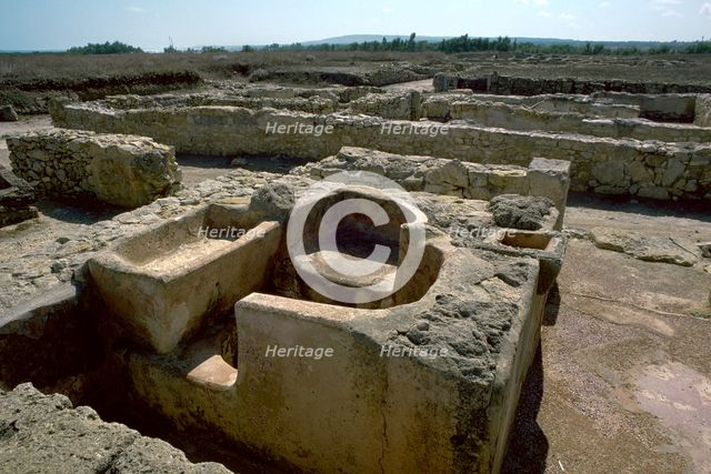 Bath in a Punic Town, 5th century. Artist: Unknown
