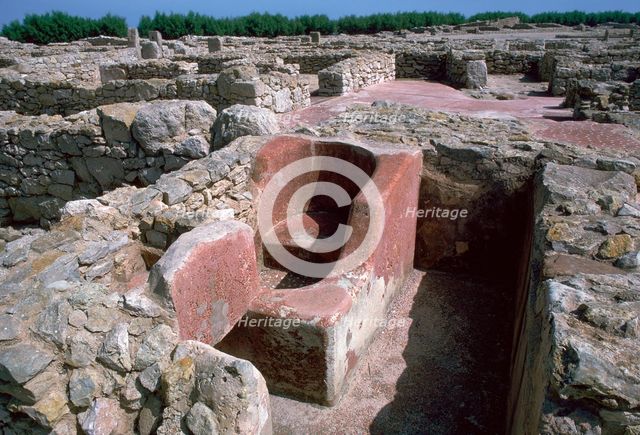 Bath in a Punic Town, 5th century. Artist: Unknown