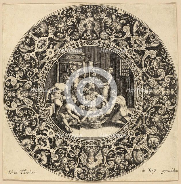 Bath of Sardanapalus, n.d. Creator: Johann Theodor de Bry.