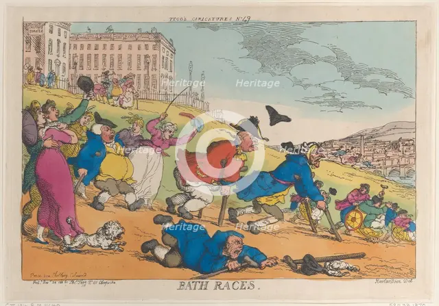 Bath Races, November 20, 1810., November 20, 1810. Creator: Thomas Rowlandson.