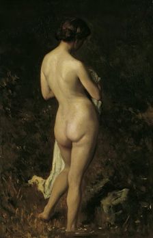 Bather, 1868. Creator: August von Pettenkofen