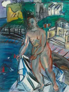 Bather at Sainte-Adresse. Creator: Raoul Dufy