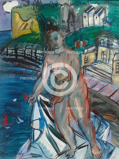 Bather at Sainte-Adresse. Creator: Raoul Dufy.