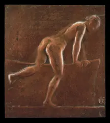 Bather, c. 1890. Creator: Alexandre Louis Marie Charpentier