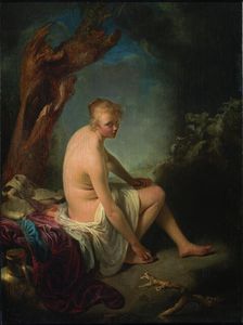 Bather, ca 1662-1665. Creator: Dou, Gerard (Gerrit) (1613-1675)