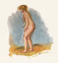 Bather Standing 1946. Artist: Pierre-Auguste Renoir